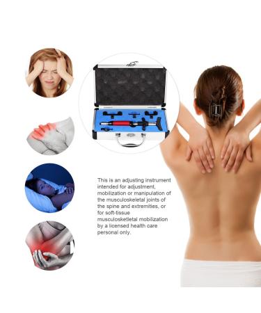 Activator Chiropractic Tool - 6 Levels Manual Spinal Correction Device with 4 Interchangeable Massage Heads for Enhanced Wellness - Buy Online on GoSupps.com