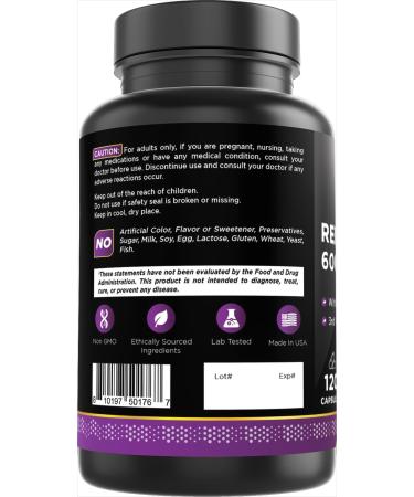 Oxify Red Yeast Rice with CoQ10 | 120 Capsules | Gluten-Free Non-GMO | Supplement Made in USA (1200 mg per 2 Capsules) - Buy Online on GoSupps.com