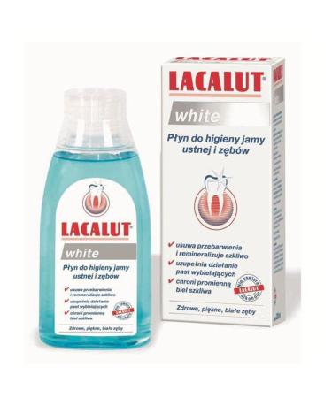Lacalut Mouthwash White Liquid for Oral Hygiene 300ml by Lacalut