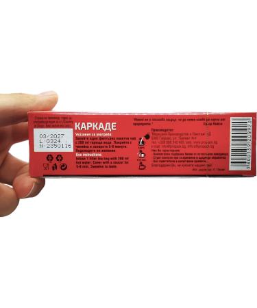  Teaselect Hibiscus flower herbal tea in filter bags Karkade tea refreshing tasty herb infusion in tea bags - Buy Online on GoSupps.com