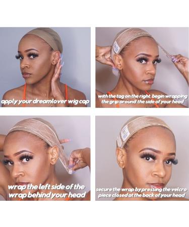 Deamlover Brown Wig Grip Headband - Edge Saver for Wigs - Buy Online on GoSupps.com
