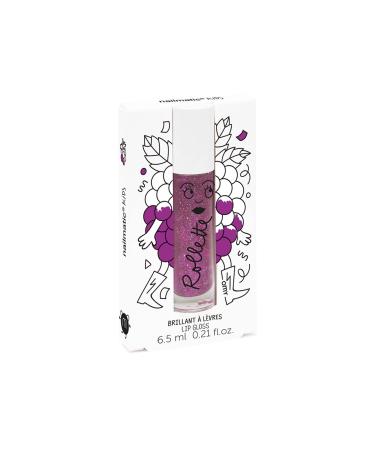 Nailmatic Kids - Colorless Hydrating Natural Lip Gloss for Kids Vegan Non-Toxic Blackberry Color