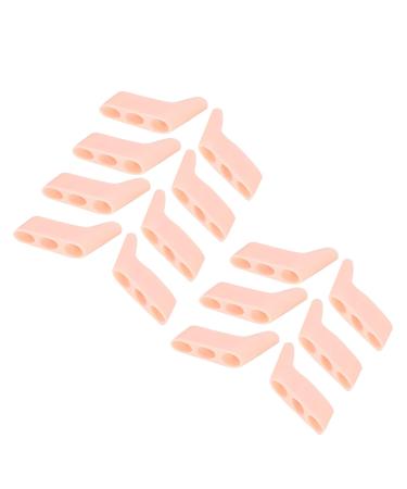 Toe Separator & Pinky Toe Spacer - 7 Pairs of 3-Hole SEBS Toe Corrector for Pressure Relief & Friction Prevention - Buy Online on GoSupps.com