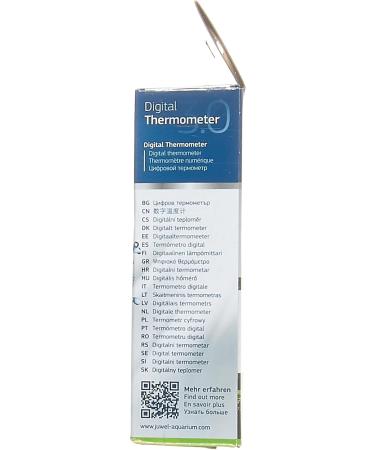 Juwel Aquarium Digital Thermometer 3.0 - Black & Transparent | Accurate Temperature Monitoring for Aquariums - Buy Online on GoSupps.com