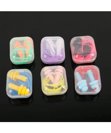 Foam Ear Plugs Sleep Ear Plugs Ear Plugs Sound insulation belt line noise reduction earplugs sleep learning sleep silicone anti-noise swimming protection earplugs(6 pairs) Ear Plugs (Size : Connection - Buy Online on GoSupps.com