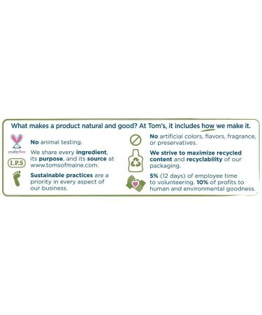 Shop TOMS OF MAINE Natural Toothpaste - Antiplaque Whitening Peppermint 5.5 oz | Eco-Friendly Oral Care - Buy Online on GoSupps.com