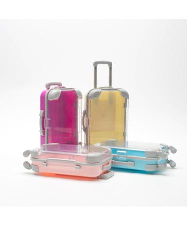 4 Pcs False Eyelashes Packaging Box - Mini Suitcase Favor Box for Travel Candy Trolley Empty Case for Women | Style A - Buy Online on GoSupps.com