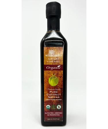Wild Country Organic Pure Coconut Nectar 16.9 Fl Oz / 500mL Sweetener & Sauce