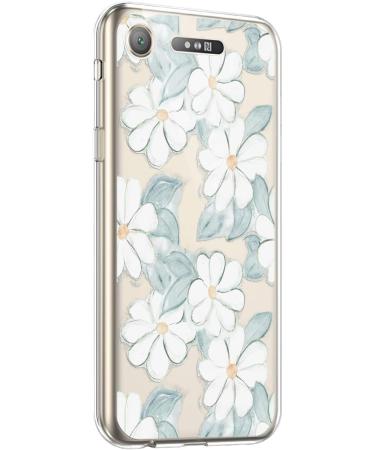 Morechioce Sony Xperia XZ1 Case - Ultra Thin Transparent Silicone Flower Design Crystal Clear Protective Cover & Bumper - Buy Online on GoSupps.com