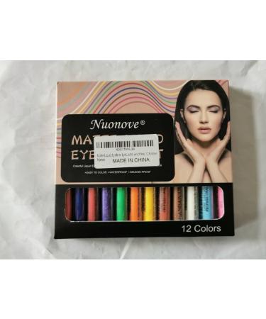 Shop Matte Liquid Eyeliner Pen - Waterproof & Colorful for Cosplay | 12 Vibrant Shades - Buy Online on GoSupps.com