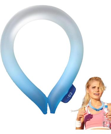 Neck Cool Tube | Cooling Bands for Necks | Hands- Neck Bands Coolers Flexible Ice Cooling Neck Tubes for Hot Weather Construction Walking and More Pochy Blue - Buy Online on GoSupps.com