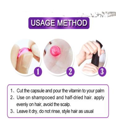Hair Vitamin Serum Capsule - 30 Capsules (Red) | Vitamin Enriched Hair Growth Oil for Deep Condition and Repair of Dry or Damaged Hair - Buy Online on GoSupps.com