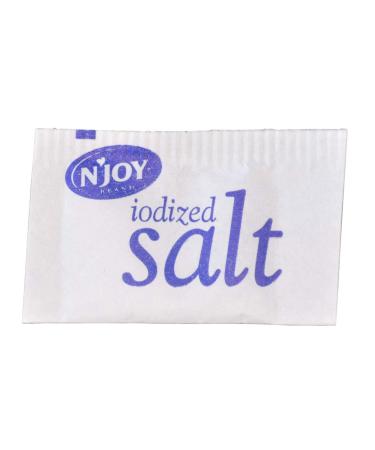 N'Joy Portion Packets Iodized Salt 3000 ct