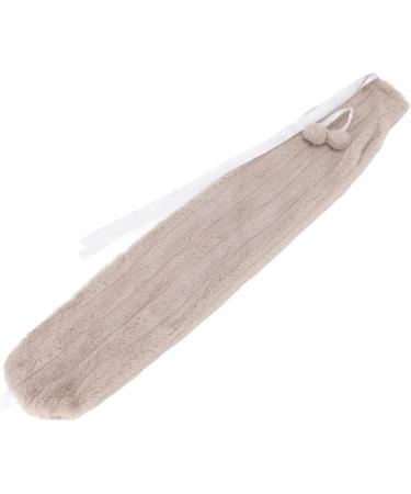 Gupe 2000ml Hot Water Bottle - Long Strip-Shaped Splash-Proof Edge for Winter - Brown - Buy Online on GoSupps.com