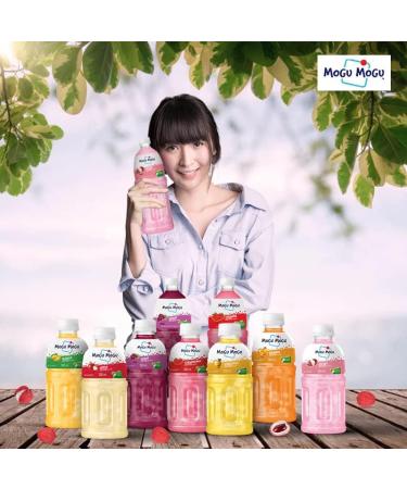 Veenas Mogu Mogu Varied Flavored Drinks Jelly Texture NATA De Coco Juice Refreshing Taste Gluten Free Fun Drinking During Hot Summers Or Take Them on Picnic & Trips 320ml (Any Random 8) 2560.0 grams - Buy Online on GoSupps.com
