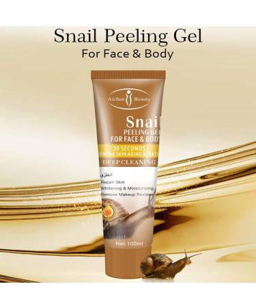 AICHUN BEAUTY Snail Peeling Gel - Deep Clean & Moisturize Face & Body | Anti-Aging Keratin Removal | Refresh Smooth Skin - International Shipping Available - Buy Online on GoSupps.com