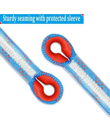 DEFIMOB Climbing Rope 12mm/10mm Static Outdoor Rock Climbing Equipment | Safety Rappelling Rope | Blue 32ft/64ft/96ft/131ft/164ft - Buy Online on GoSupps.com