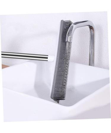 Household Carpet Rake & Floor Scrub Brush - Long Handle Cleaning Brush for Carpet Bathroom and Tile - 120x31cm - Buy Online on GoSupps.com