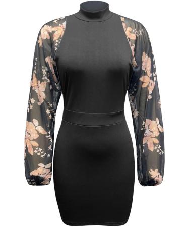 HANXIULIN Women's Beige V Neck Party Dress - Long Sleeve Mini Glitter Cocktail Dress XXL | Elegant & Sexy Bodycon Styles for International Shipping - Buy Online on GoSupps.com