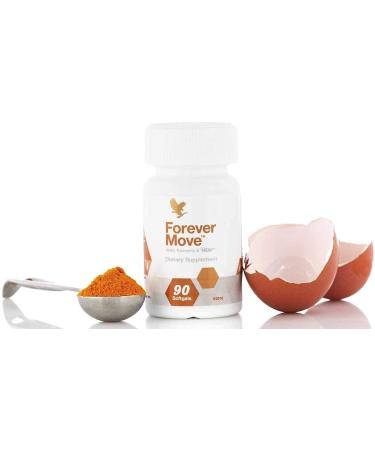 Forever Move - Advanced Joint & Muscle Supplement w/NEM & BioCurc Supports Joint Comfort Flexibility and Fast Recovery Gluten-Free - 90 Softgels