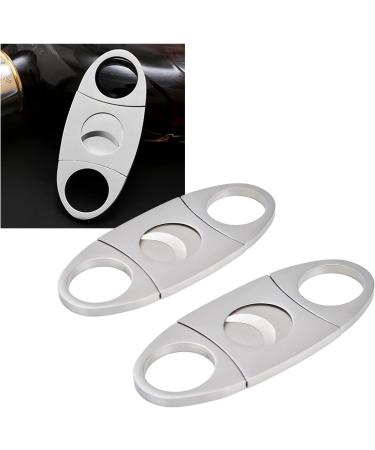 Cigar Holder Leather Cigar Case Premium 2 Finger Leather Cigar Case Cigar Case with Cutter Cigar Travel Case for Men Cigar Accessories Include Stainless Steel Cigar Cutter - Buy Online on GoSupps.com