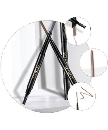 Didiseaon 3pcs 2 1 Eyebrow Makeup Tools Grey Eyebrow Rotating Mechanical Pencils Brow Pencil Eyebrow Pen 1 count (Pack of 1) Greyx3pcs - Buy Online on GoSupps.com