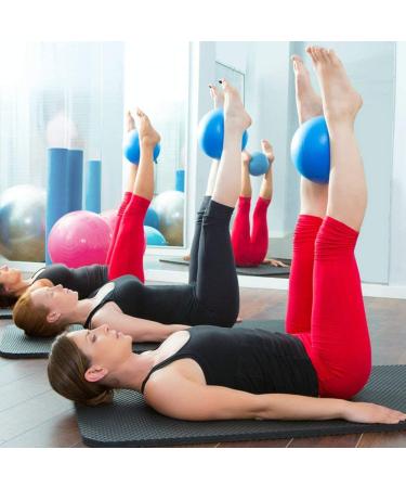 Mini Pilates Ball - 9 Inch Exercise Ball for Yoga and Core Training - Non-Slip Inflatable Design - Blue - Buy Online on GoSupps.com