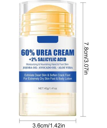 YOKIKIYO Moisturizing and anti-cracking foot cream exfoliating for the skin 60% urea plus 2% salicylic acid for dry cracked heels and feet - Buy Online on GoSupps.com