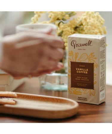 Granell Cafe -1940 Granell - Vanilla Coffee Pack | Wet Coffee Vanilla Flavored Coffee 4 x 250 g - Buy Online on GoSupps.com