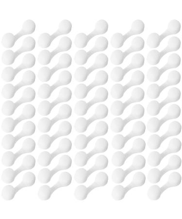 100 Pieces Nose Plug Filter Disposable Nose Dust Filters Nostril Filters Spray Nose Filter Sponge Nose Plugs for Women Men Sunless Spray Tanning Outdoor Dust Construction Areas (White)