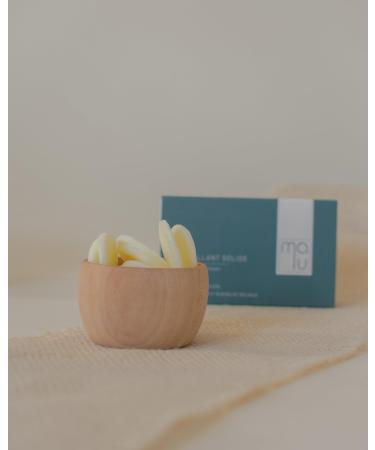 Malu Solid makeup remover singleuse tablet size 100 natural made in France