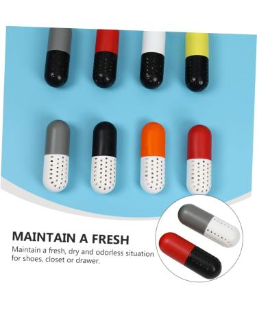Lurrose 2pcs Shoes Capsules - Natural Odor Eliminator Balls for Men - Dorm & Closet Dehumidifier Tool - Buy Online on GoSupps.com