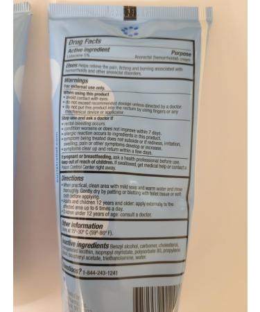Curist 5% Lidocaine Cream Maximum OTC Strength Topical Pain Relief OTC - 12 oz (Pack of 2) XL Tube 5 Percent Lidocaine Numbing Cream to Numb Effectively (2 Pack - 6 oz Tube) - Buy Online on GoSupps.com