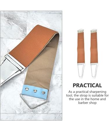 Lurrose 2-Pack Leather Hairdressing Straps | Sharp Razor Blade & Double-Sided Synthetic Leather | Antique-Inspired Shaving Foam Accessories | International Shipping Available - Buy Online on GoSupps.com