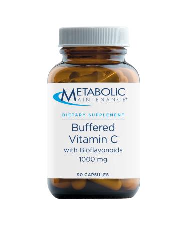 Metabolic Maintenance Buffered Vitamin C with Bioflavonoids 1000 mg 90 Capsules - Buy Online on GoSupps.com