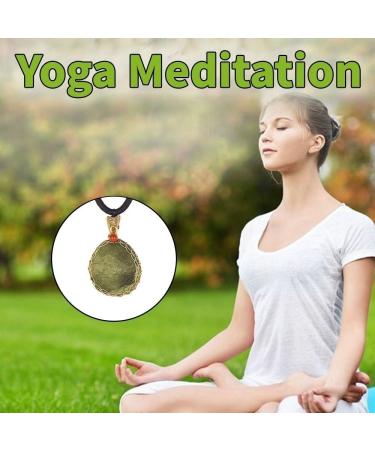 Raw Moldavite Crystal Necklace | 14K Gold Plated | Unique Czech Meteorite Tektite Birthstone Jewelry - Buy Online on GoSupps.com