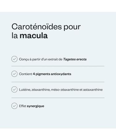 Macula Plus - Compl ment alimentaire pour la Vision - Soutien de la Macula - Sant Oculaire - Fatigue Oculaire - Lut ine et Z axanthine 60 softgels SuperSmart - Buy Online on GoSupps.com