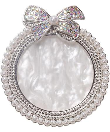 wemee 2Pcs Resin Nail Art Palette Bow Decorated with Rhinestones Nail Art Display Board - Buy Online on GoSupps.com