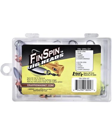 Crappie Magnet Fin Spin Kit - 8 Size 1/8 and 1/16 Jig Heads - Fishing Equipment & Accessories - Buy Online on GoSupps.com