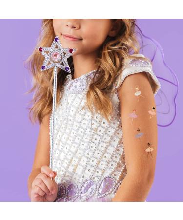 Flash Tattoos BALLERINA Kids Variety Set - 25 Metallic Tattoos for Birthday Party Favors and Ballerina Party Supplies - Buy Online on GoSupps.com