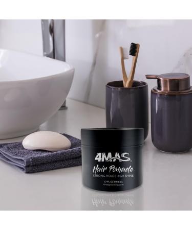 4MAS Hair Pomade Strong Hold Long Lasting for Men & Women | All Hair Types | International Shipping - Buy Online on GoSupps.com
