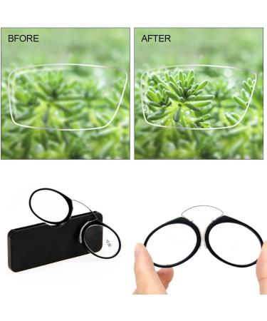 Buy Seminismar Mini Nose Clip Reading Glasses - Compact & Foldable Monocle for Women +2.0 Diopter - International Shipping Available - Buy Online on GoSupps.com