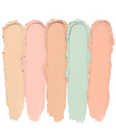Focallure Color Correcting Concealer Palette - 5 Colors Camouflage Contour Palette for Dark Circles, Blemishes, and Redness - Buy Online on GoSupps.com