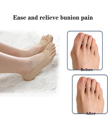 Projoint AntiBunions Health Socks for Women - Breathable Toe Socks (Skin Color 5pairs) - Buy Online on GoSupps.com