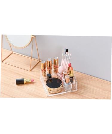 MAGICLULU 2pcs Box Lipsticks Makeup Stand Organizer Cosmetics Powder Blusher Transparent Desktop for Storage As Shownx2pcs mediumx2pcs - Buy Online on GoSupps.com
