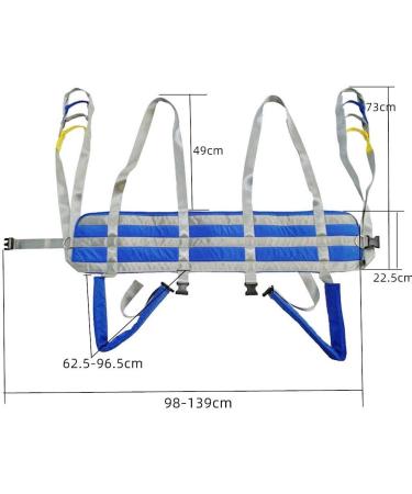 Patient Full Body Lift Sling Walking Standing Aids Patient Hoist Sling Stair Transfer Belt Medical Carrier Patient Lifter Divided Leg Sling for Elderly and Disabled M - Buy Online on GoSupps.com