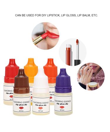 Buy Edible Lipstick Liquid Pigment Set - DIY Fragrant Lip Gloss Makeup Tool | 5ml x 6PCS - Perfect for Lip Balm & Gloss - Buy Online on GoSupps.com