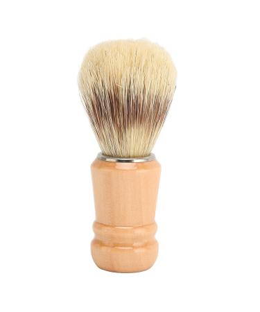 Premium Wooden Beard Shaving Brush - Handheld Lathering & Residue Removal for Travel - Buy Online on GoSupps.com