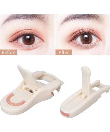 Professional 2Pcs Eyelash Curler - Portable Beauty Tool for Home & Salon | Long-lasting Embroidered Eyelashes - Buy Online on GoSupps.com