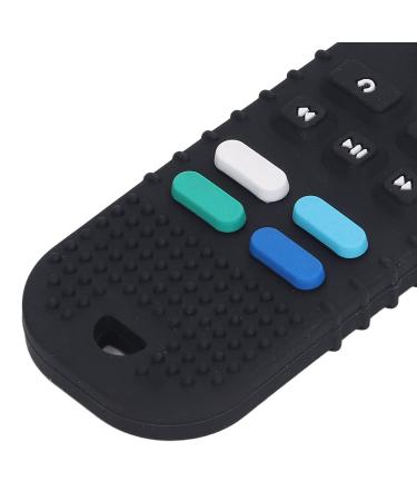 Elprico Silicone Baby Teething Remote Control Toy (0-12 Months) - BPA Free Calming Baby Bite Rings - Perfect Teething Relief for Infants (Black) - Buy Online on GoSupps.com